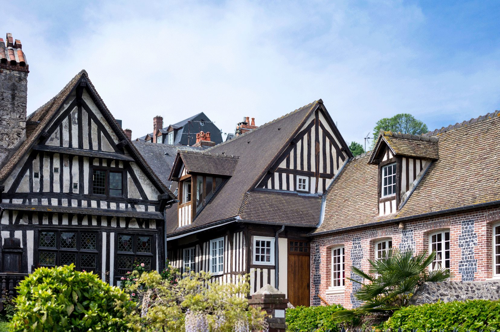 Honfleur ville en France